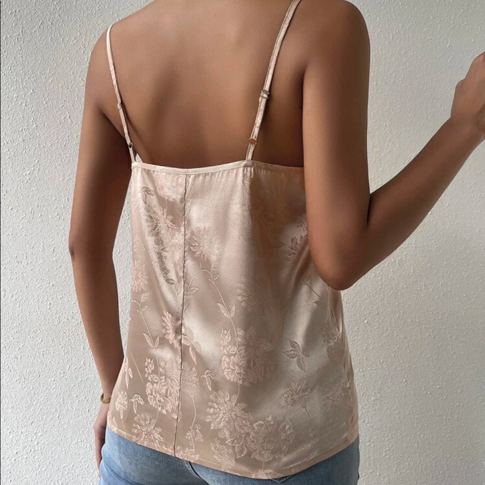 Boho satin lace detail blouse - Picture 3 of 16